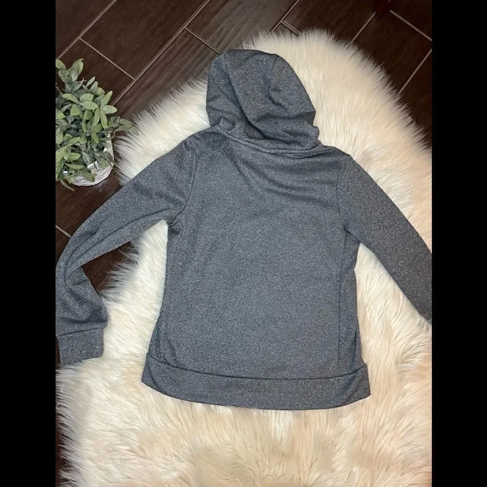 Nike dri fit heather grey hoodie sz youth medium